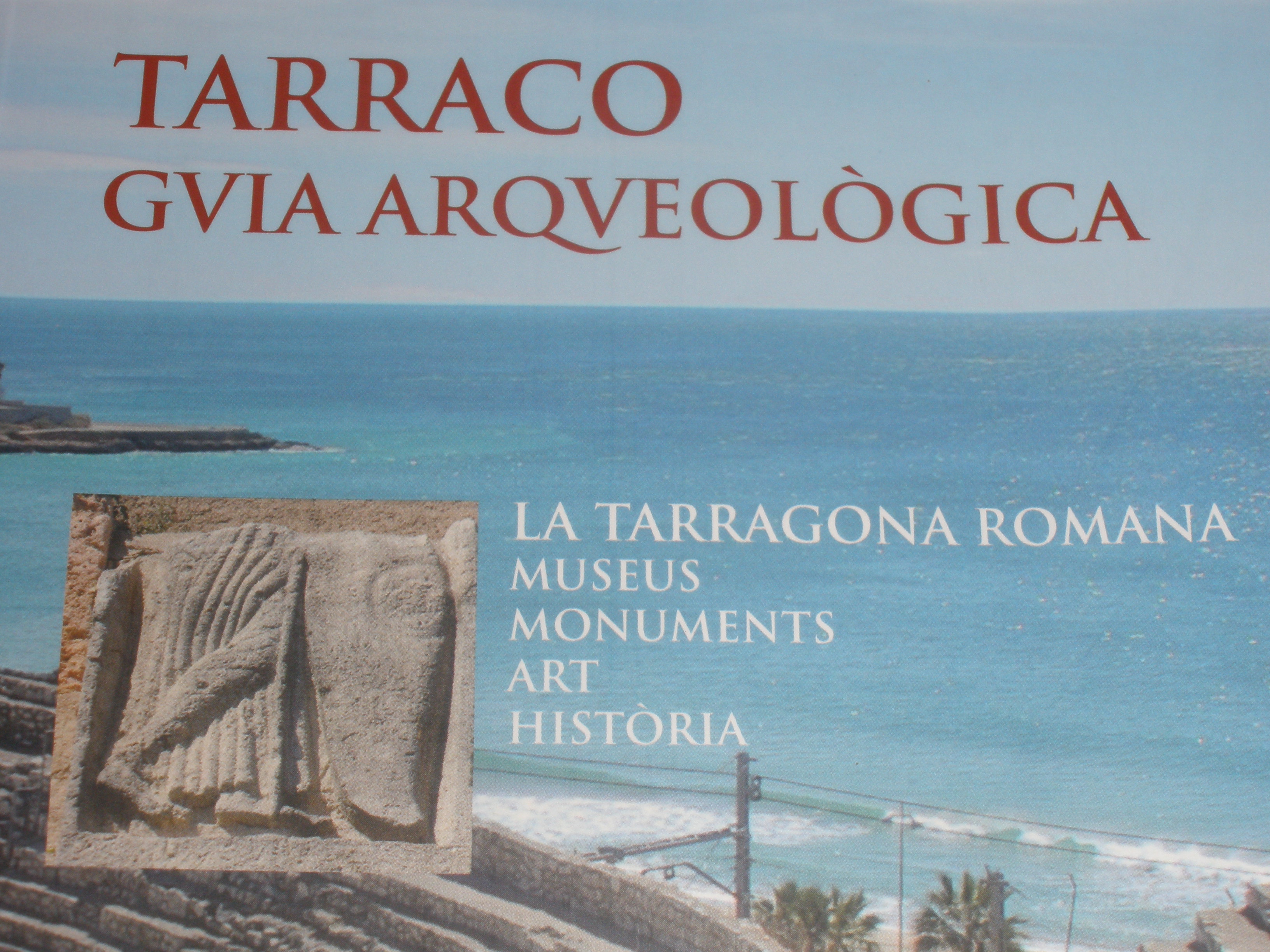 Portada de Tarraco, guia arqueològica, obra de la Reial Societat Arqueològica Tarraconense i la Fundació Privada Mútua Catalana
