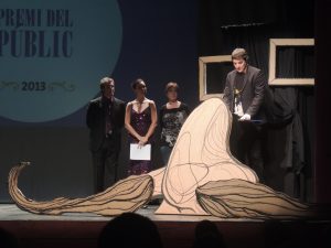 El director del festival, Xavier García Puerto, va recollir el premi del públic en nom del director Matteo Oleotto.