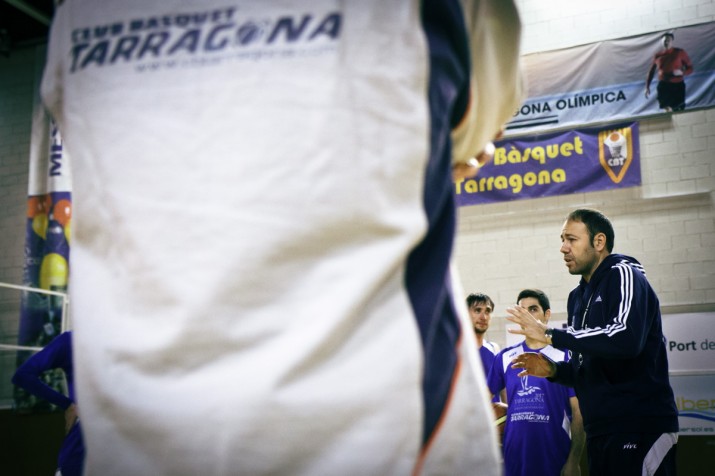 Berni Àlvarez en una sessió d'entrenament al Serrallo.  Foto: David Oliete