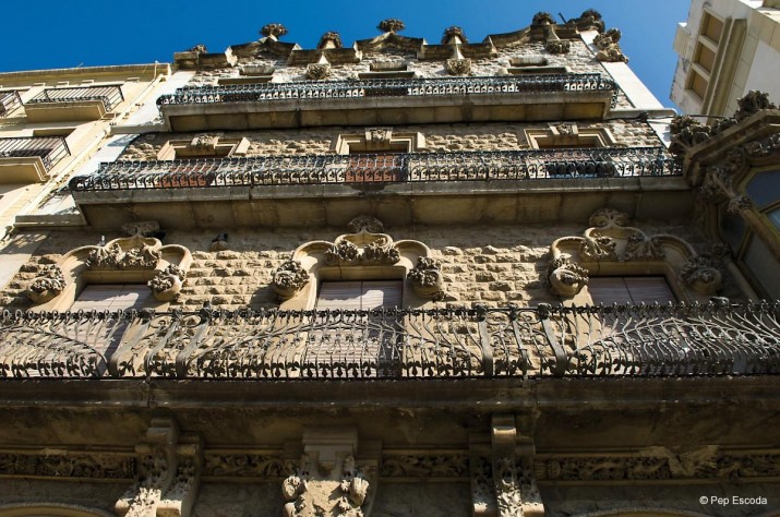 Casa salas, un dels edificis modernistes de la Rambla Nova (foto: Pep Escoda - Tarragona Turisme) 