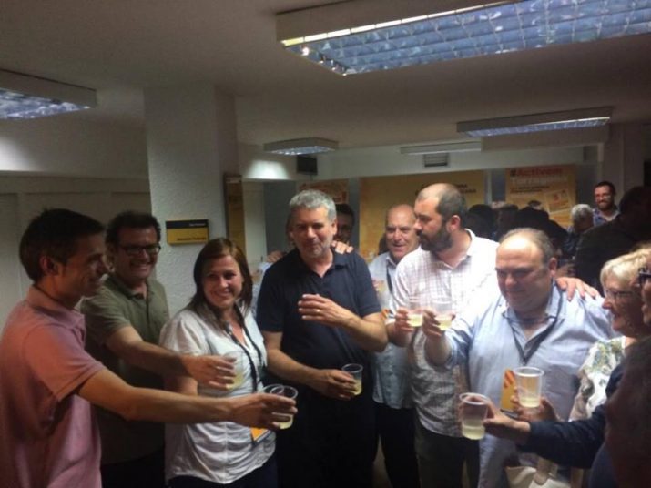 ERC celebra la tornada a l'ajuntament de Tarragona amb 4 regidors (foto: ERC) 