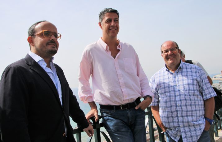 Alejnadro Fernández, Xavier Garcia Albiol i Rafael Luna, la setmana passada a Tarragona (foto: Partit Popular)