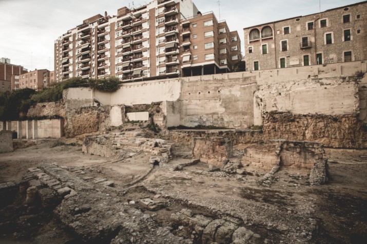 Imatge actual del teatre romà, a la part baixa de la ciutat (foto: DAVID OLIETE) 