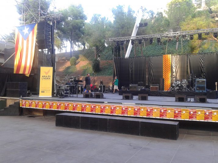 El 5 de setembre, el Camp de Mart va acollir un dels actes més multidunaris a Tarragona organitzat per l'ANC i Òmnium (foto: Fet a Tarragona) 