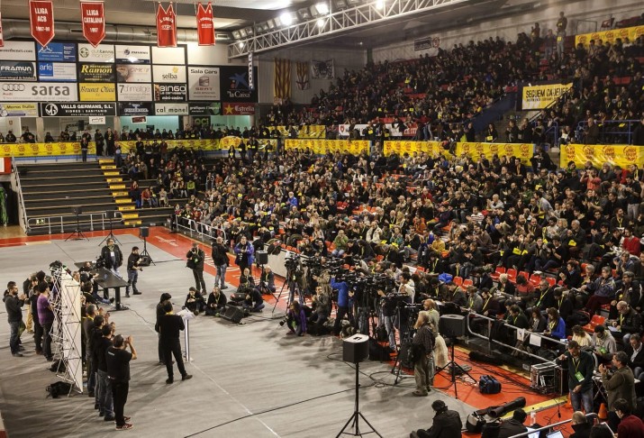 Assemblea de la CUP del passat mes de novembre celebrada a Manresa (foto: diari ARA) 