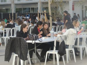 Imatge de la "Macropaellada universitària" del dijous.