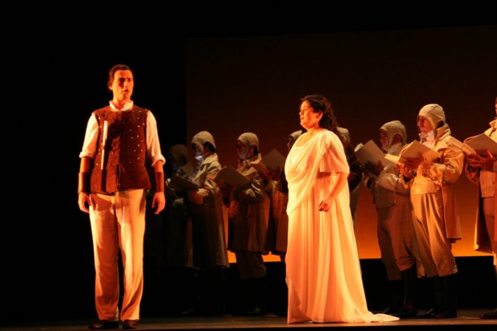 Un moment de la representació de "La flauta màgica" al Teatre La Faràndula, de Sabadell, a finals d'octubre (foto: Ràdio Sabadell)