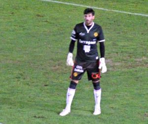 El porter Tomeu Nadal va ser un dels noms del dia. Foto: Fet a Tarragona