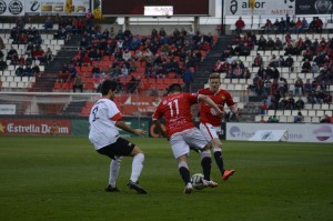 Xisco Muñoz va debutar a l'onze inicial. Foto:Nàstic