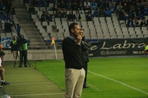 Vicente Moreno no va poder rematar una temporada rodona. Foto: Nàstic