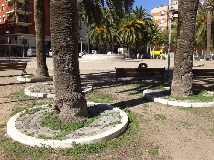 La plaça dels Infants espere des de fa anys un projecte de remodelació 